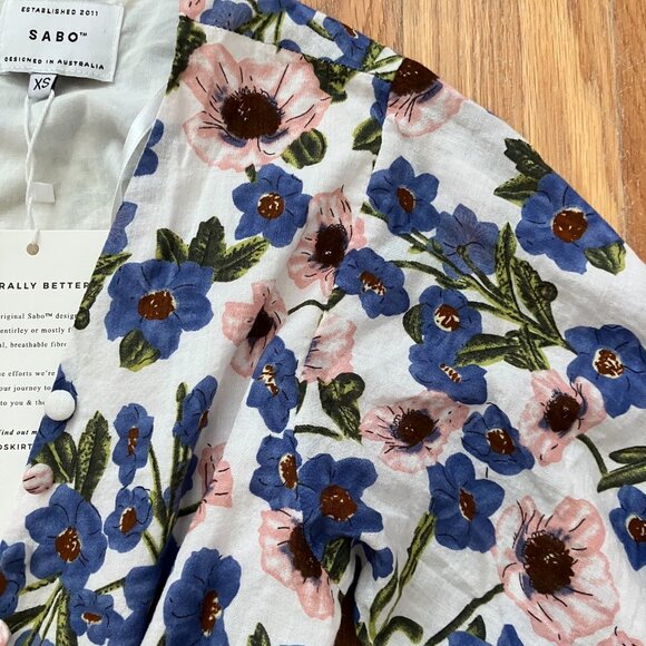 Sabo Skirt Arturo Floral Playsuit Romper - Picture 5 of 9